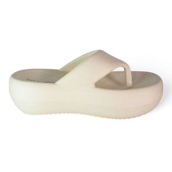 Jeffrey Campbell Chillaxin Bubble Platform Thong Sandals "Sea Salt" Women's 8/39 - Picture 8 of 10